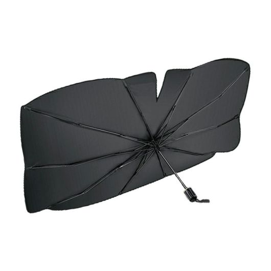 ナカタニ 車用サンシェード カー用品 完全遮光 傘型 <br>224-015 NAKATANI｜遮光率100％ UVカット 自動車 フロントガラス 日よけ 傘式