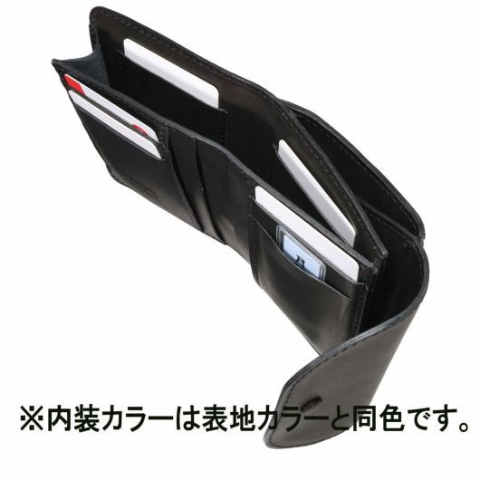 Eredita 財布 メンズ 二つ折り 栃木レザー 本革 メンズ財布 革