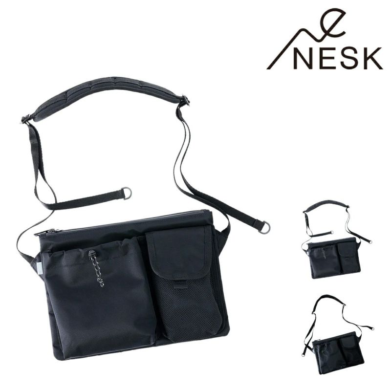 nesessaire ショルダーバッグ ネスク ショルダーバッグ ツイル フェイス メンズ NS-008 NESK