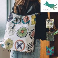 アオネコ リュック A4 リュックサック トートバッグ 手持ち 保護ネコ