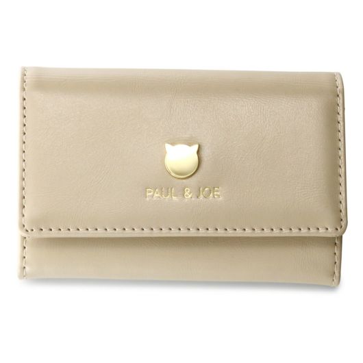 【レビュー投稿で+5％還元】ポールアンドジョーアクセソワ 名刺入れ 本革 別注 当店限定 レディース PJA-W1168 SMALL CAT FACE L PAUL&JOE ACCESSOIRES カードケース レザー 牛革 お祝い 新卒 クリスマス_mp クリスマス_wp ポールアンドジョーアクセソワ 名刺入れ 本革 別注 当店限定