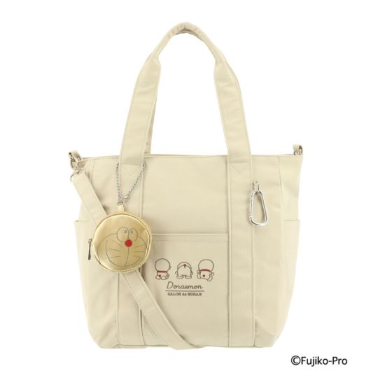 サロン ド ルヴァン ドラえもん トートバッグ レディース<br>SRA-266 SALON de RUBAN DORAEMON | 2WAY ショルダーバッグ ポーチ付き A4