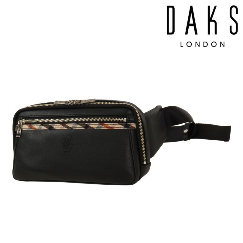 ダックス ボディバッグ メンズ DA30233 DAKS 2way レザー 本革