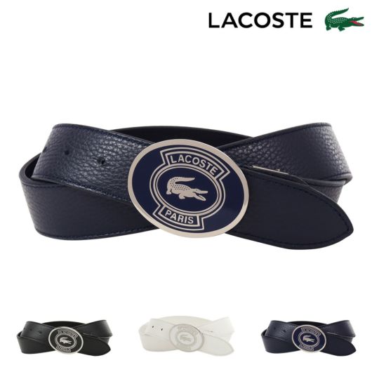 ラコステ ベルト 本革 メンズ <br>LB66911 LACOSTE 牛革 レザー 日本製 カジュアル ビジネス