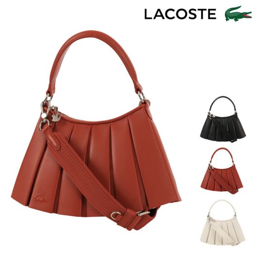 ラコステ ショルダーバッグ レディース <br>NU5011DP LACOSTE 本革 レザー 小さめ