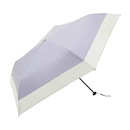 ビコーズ 折りたたみ傘 晴雨兼用 晴雨兼用 軽量 レディース <br>B-093948 PUスーパーライト／バイカラー ミニ because｜UVカット率100% 遮光率100% 遮熱効果 UPF50+