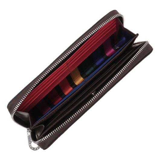 極美品✨カステルバジャック オーガナイザー ダブルジップ 長財布