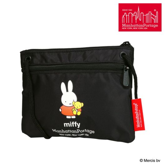 マンハッタンポーテージ ミッフィー miffy ショルダーバッグ サコッシュ ポーチ ミニショルダー ポシェット 小さめ コンパクト お出掛け 旅行 トラベル メンズ レディース <br>DZPMF70 Manhattan Portage カジュアル うさぎ ウサギ
