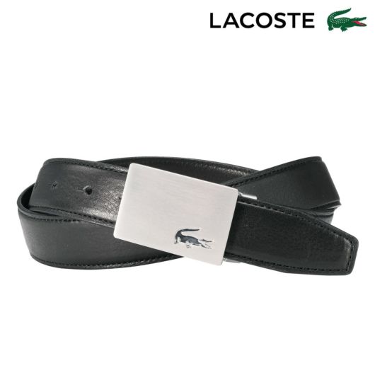 ラコステ ベルト 別注 メンズ LB64760 <br>LACOSTE バックル ピン式 本革 レザー カジュアル ビジネス ギフト プレゼント