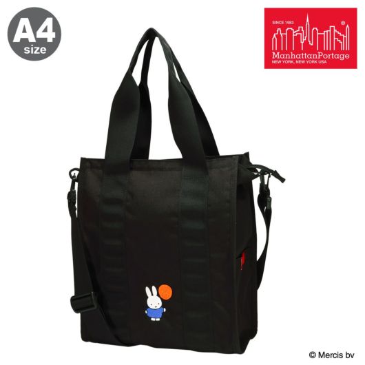 マンハッタンポーテージ ミッフィー miffy トートバッグ A4 ショルダーバッグ 肩掛け 縦型 お出掛け 旅行 トラベル メンズ レディース <br>MP1389MF70 Manhattan Portage 通学 通勤 会社 学校 うさぎ ウサギ