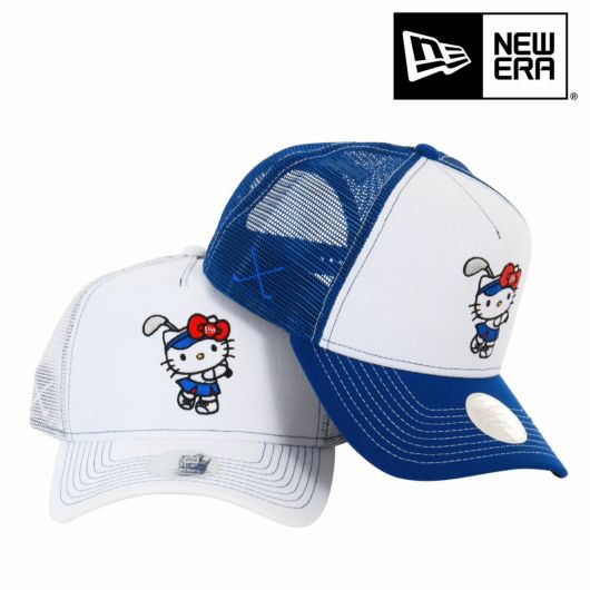ニューエラ ゴルフ キャップ 帽子 GOLF Women's 9FORTY A-Frame トラッカー HELLO KITTY ハローキティ  <br>NEW ERA GOLF キティちゃん サンリオ