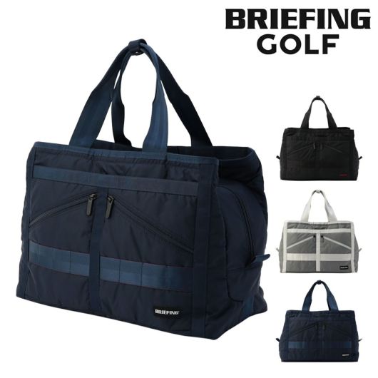 ブリーフィング ゴルフ トートバッグ CSシリーズ ボストンバッグ 大容量 ファスナー付き BRG251T11 <br>BRIEFING GOLF CS SERIES