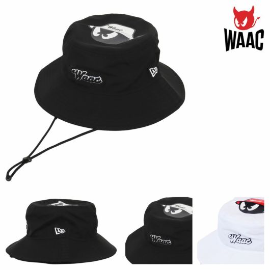ワック ゴルフ ハット バケットハット ニューエラコラボ メンズ レディース<br>072252832 WAAC スポーツ アウトドア