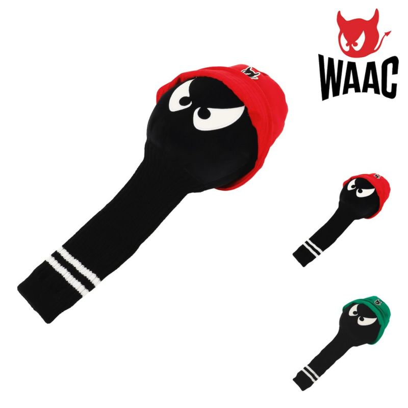 WAAC ワック 072244860 ヘッドカバー  ブラック系 DR [240101430919] ゴルフウェア ストスト 楽天市場】【10%OFF SALE】WAAC ワック ゴルフ メンズ