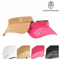カステルバジャック ゴルフ バイザー 帽子 レディース