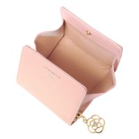 【レビュー投稿で+5％還元】クレイサス 二つ折り財布 本革  レディース ペーシュ 190292 CLATHAS | ミニ財布 リザード型押し カメリア 牛革 レザー クリスマス_mp クリスマス_wp クレイサス 二つ折り財布 本革 レディース ペーシュ 190292 CLATHAS