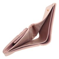 クレイサス 二つ折り財布 本革 レディース ペーシュ 190292 CLATHAS