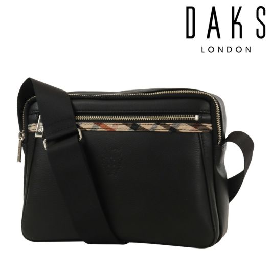 ダックス ショルダーバッグ メンズ <br>DA30133 DAKS 横型 レザー 本革 日本製