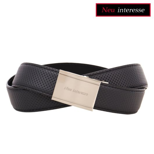 ノイインテレッセ ベルト バックルタイプ 日本製 メンズ <br>3748 Belt Neu interesse ハイブリッドレザー 牛革 本革 レザー カジュアル ビジネス 紳士 通勤 プレゼント ギフト