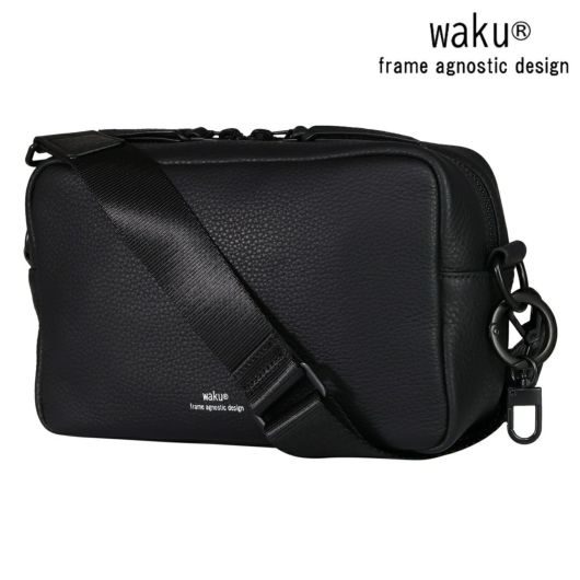 ワク ショルダーバッグ ミニショルダー カジュアル 縦型 コンパクト メンズ <br>WK-0086 waku 軽量 本革 牛革 レザー