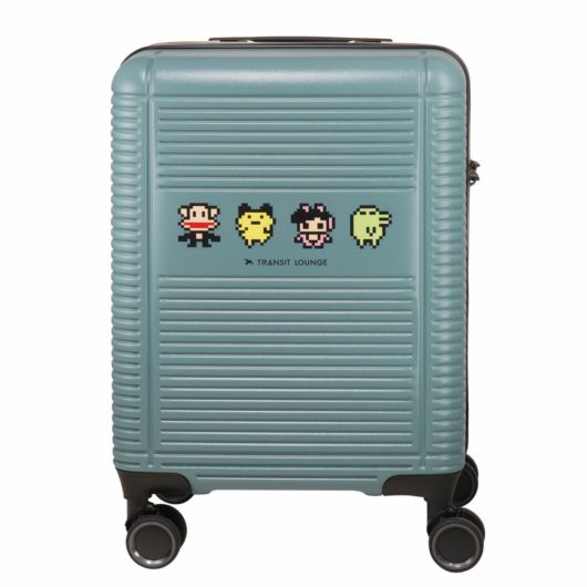 トランジットラウンジ スーツケース たまごっち コラボ PAUL FRANK 34L 54cm 2.8kg <br>50040 TRANSIT LOUNGE キャリーバッグ 旅行 トラベル TSAロック搭載 1年保証 機内持ち込み まめっち くちぱっち
