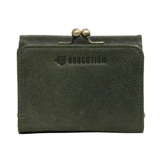 ノーティアム 三つ折り財布 メンズ <br>EBG07ZKMNT782 NAUGHTIAM ｜がま口 バフレザー 牛革