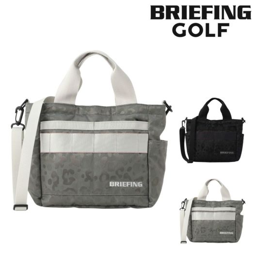 ブリーフィング ゴルフ カートバッグ 2WAY レオパードジャガード メンズ BRG251T29 <br>BRIEFING LEOPARD JQ 撥水 トートバッグ ショルダーバッグ