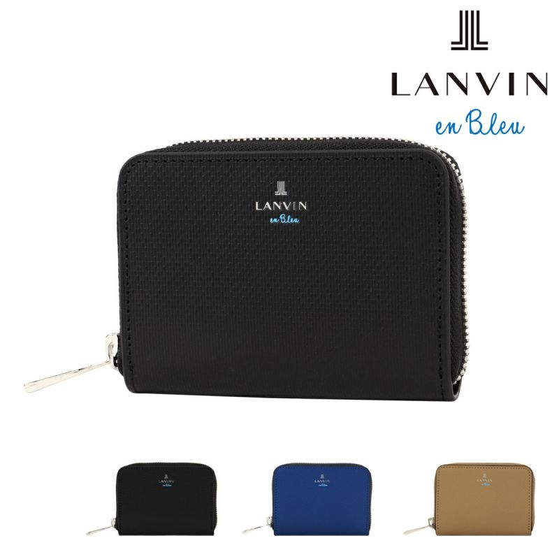 LANVIN ランバン コインケース 小銭入れ 財布 ミニ メンズ 革 黒