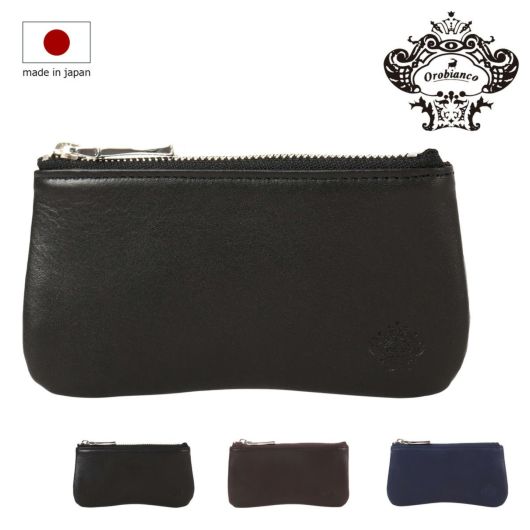 オロビアンコ パスケース メンズ レディース<br>ORS-171170 牛革 本革 日本製 ファスナー PRESA
