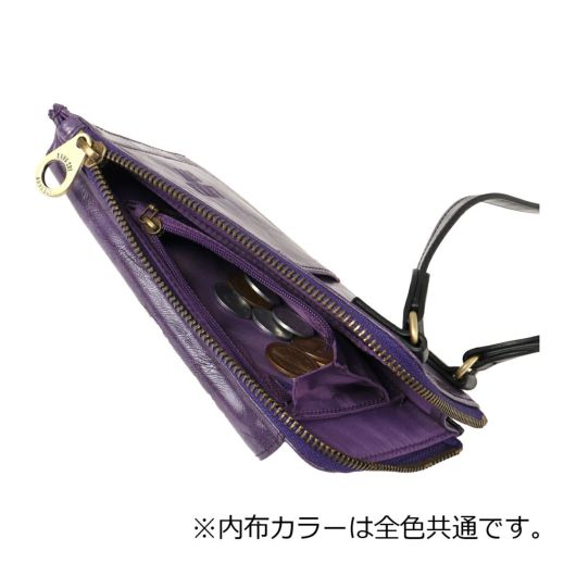別注カラー ANNA SUI アナスイ スマホ ショルダー Purple ANNA SUI アナスイ スマホポーチ スマホショルダー レディース