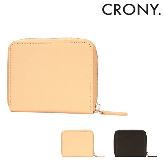 クルニー 財布 ラウンドファスナー ミニウォレット メンズ レディース 日本製 CRNU-02<br>CRONY. 牛革 レザー