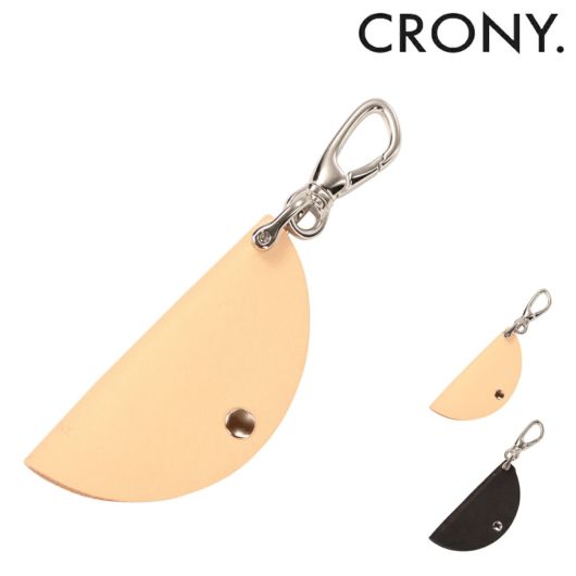 クルニー キーケース キーチェーン カラビナ付き 3連 メンズ レディース 日本製 CRNU-04<br>CRONY. 牛革 レザー