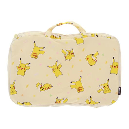 ポケモン メッシュポーチ付き圧縮オーガナイザー レディース メンズ <br>ポケットモンスター pokemon｜旅行 トラベルグッズ 圧縮ポーチ ユニセックス