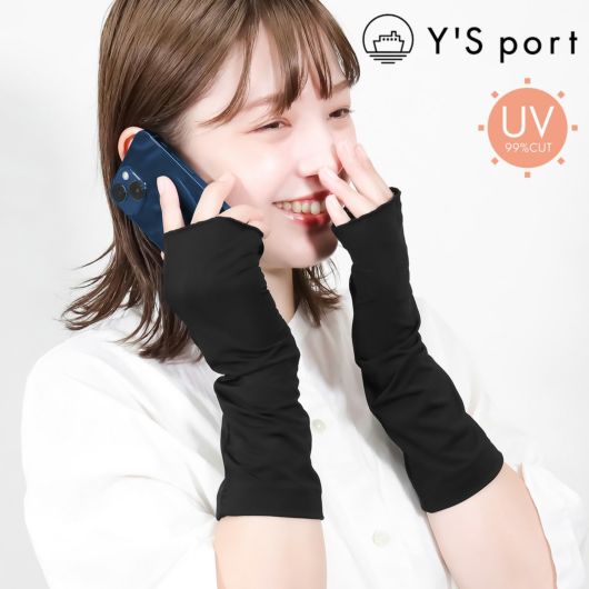 アームカバー UVカット ショート ミトンタイプ レディース 冷感 速乾 日焼け おしゃれ 腕まくりが出来る 冷感 UVアームカバー 日焼け対策 日焼け予防 紫外線