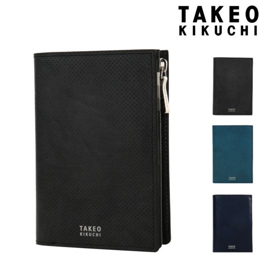 タケオキクチ 二つ折り財布 財布 二つ折り 折り財布 ミドルウォレット ミドル財布 セミ長財布 札入れ 小銭入れ ビジネス カジュアル オフィス メンズ <br>752605 オルフェーノ TAKEO KIKUCHI 牛革 レザー 本革