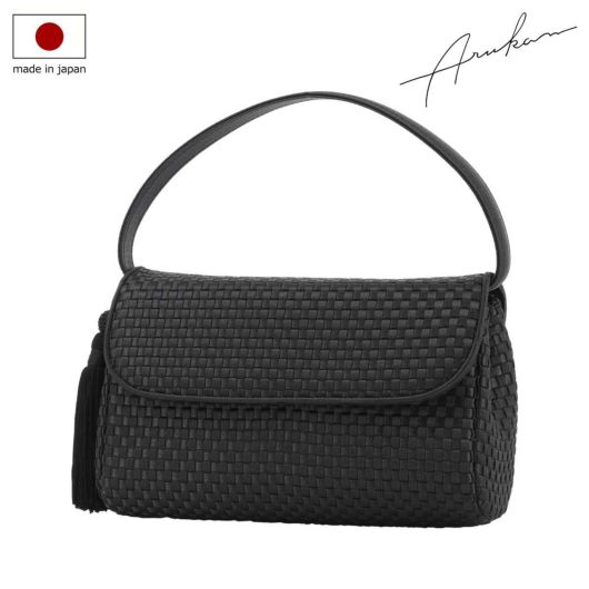 アルカン ハンドバッグ フォーマル 冠婚葬祭 慶弔両用 日本製 <br>5729-618 ラフィナート ARUKAN サテン メッシュ 香典 法要 結婚式 ご祝儀 不祝儀 お通夜 葬儀