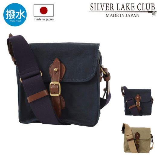 シルバーレイククラブ ショルダーバッグ ミニショルダー 撥水 カジュアル 小さめ コンパクト メンズ 日本製 <br>130121 帆布 SILVER LAKE CLUB 9号帆布 綿