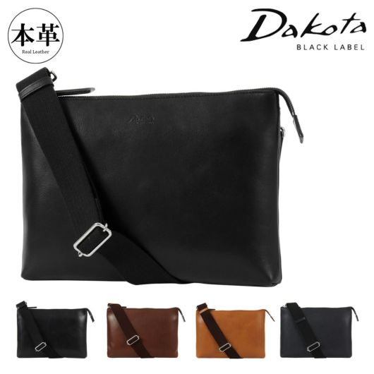 ダコタブラックレーベル ショルダーバッグ 本革 メンズ アクソリオ3 <br>1623700 Dakota BLACK LABEL クラッチバッグ セカンドバッグ 牛革 レザー