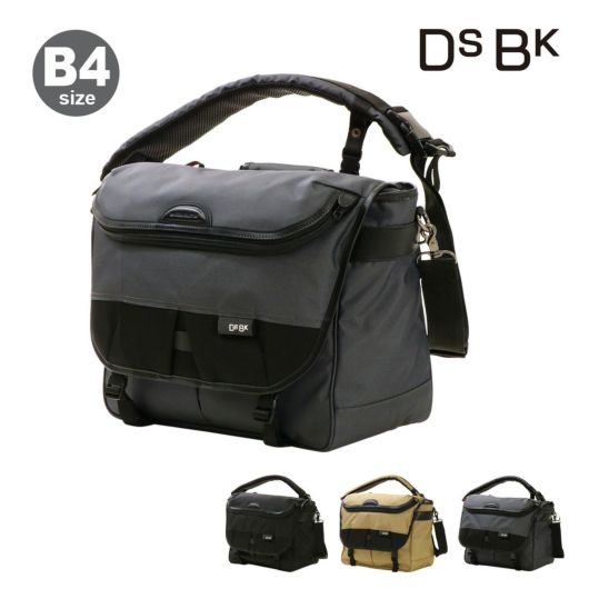 ダブルスブラック ショルダーバッグ B4 メッセンジャーバッグ
