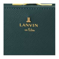 ランバンオンブルー 二つ折り財布 がま口 本革 レディース