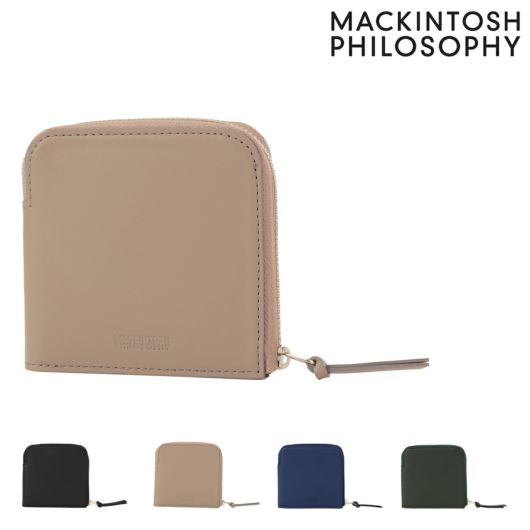 マッキントッシュ フィロソフィー 二つ折り財布 本革 薄型 メンズ mapw