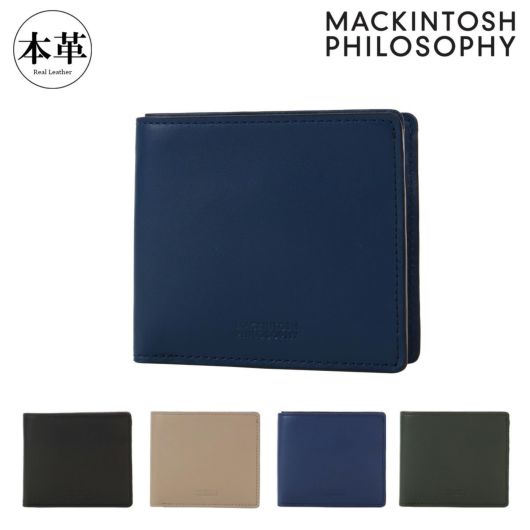 マッキントッシュフィロソフィー 二つ折り財布 メンズ 牛革 小銭
