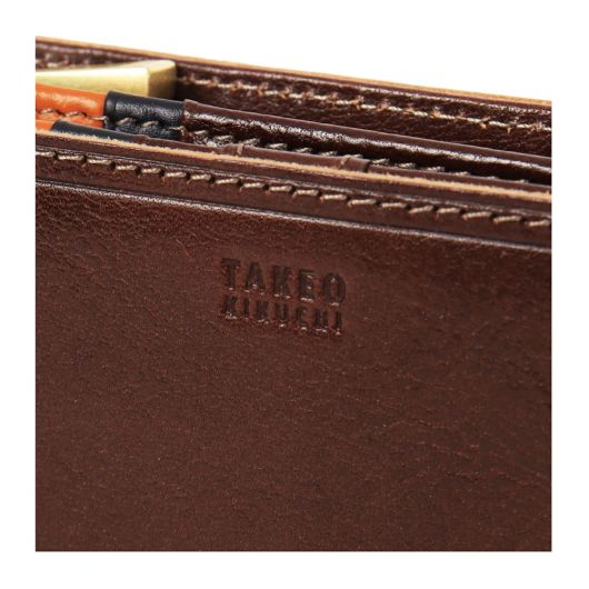 タケオキクチ 財布 二つ折り 二つ折り財布 ミドルウォレット セミ長札