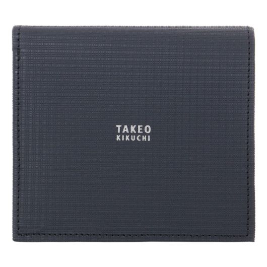 タケオキクチ コンパクト二つ折り財布 本革 薄型軽量 メンズ 日本製