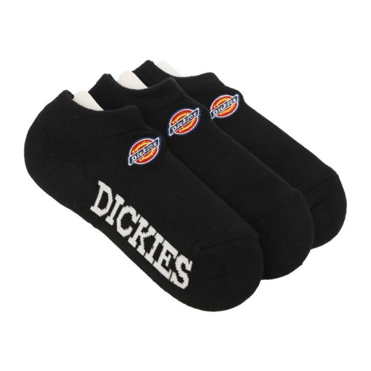 ディッキーズ ソックス 3足セット 靴下 くるぶし丈 レディース <br>16416200 Dickies DK SN 3P ロゴ刺繍底パイルv｜アンクルソックス