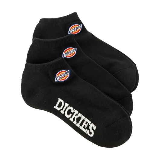 ディッキーズ ソックス 3足セット 靴下 ショート丈 レディース <br>16416300 Dickies DK A.3P ロゴ刺繍底パイルv