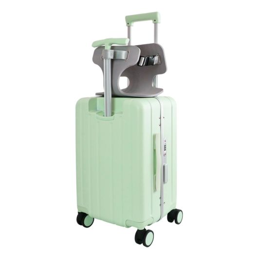 のりっこ ライトグリーン ノリッコ 子どもが乗れるキャリーケース スーツケース 30L 51cm