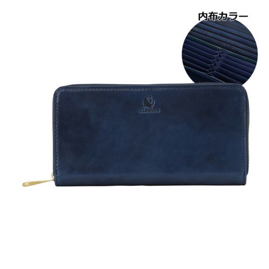 新品】kissora キソラ UDOⅡ ウド ラウンドファスナー長財布 大容量