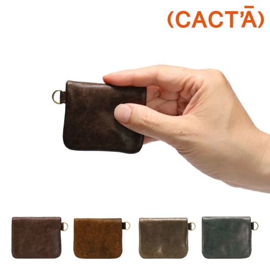 カクタ 財布 コインケース 小銭入れ メンズ レディース <br>2050 HABANA CACTA  イタリアンレザー 牛革  レザー ブランド専用BOX付き