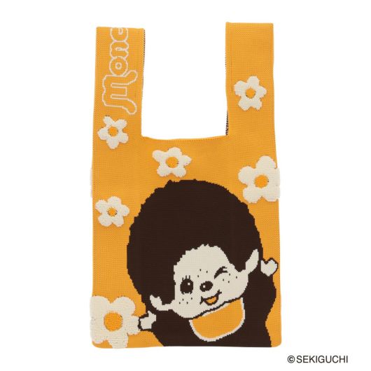 モンチッチ ニットバッグ M レディース<br>AMN-01 AM-013 Monchhichi | ハンドバッグ